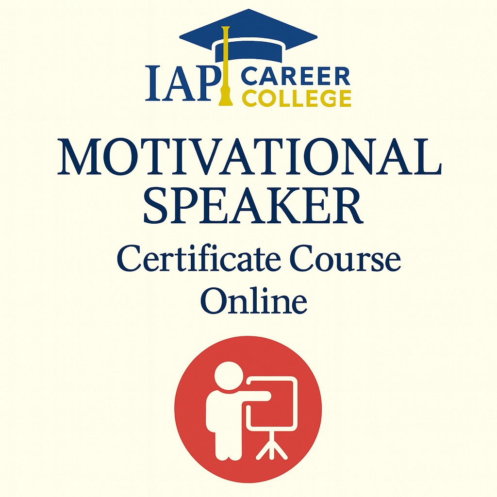 Motivational Speaker Certificate Course Online